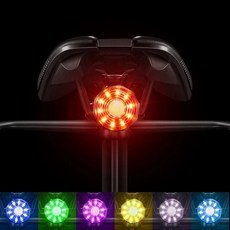 자전거 스마트 테일램프 USB 충전 로드스터 미등 액세서리, 1개, 컬러