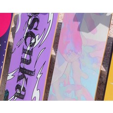 모모 입문용롱보드 간편한운동 초보자용 댄싱 롱보드, 1개, 평평 꽃판-색상