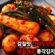 [정순푸드] 당일제조 국산 전라도 총각김치, 1개, 10kg