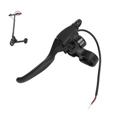 Equlup 전동 스쿠터 브레이크 레버 오른손잡이용 범용 3핀 알루미늄 합금 인체 공학적 스쿠터 브레이크 핸들 교체용 벨 포함, Equlup 전동 스쿠터 브레이크 레버 오른손잡이용 범