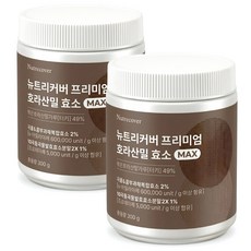 대용량 골드 카무트효소 분말 가루 100% 식약청인증 호라산밀 발효 복합 소화 곡물 효소, 300g, 2개