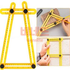 구부러지는 타일 도배 목수 재단 각도 조절 폴딩 자 각도자