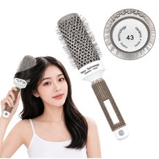 픽앤홈 대왕 알루미늄 드라이 브러쉬 헤어 롤빗, 1개, 43호