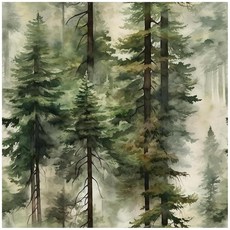 HAOKHOME 숲 껍질 벗기기 및 스틱 벽지 나무 벽 종이 탈부착 가능한 침실용 그린 콘택트 17.3인치 x 6.6피트