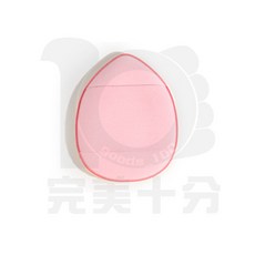 LUOFMISS 凡士林溫感變色潤唇膏, 1個, 指尖氣墊粉撲 - 粉色