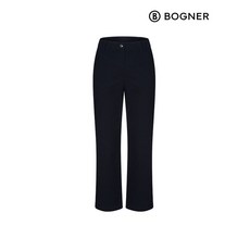 보그너 여성 면터치 세미 배기 팬츠 D NAVY