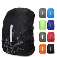 JDS 야간안전 블랙 M 야간 반사 배낭 레인커버 40-50L