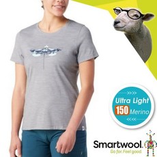 【美國 SmartWool】送》女 輕薄透氣短袖囻領美麗諾羊毛排汗衣 Sport 150 運動T恤 SW016598