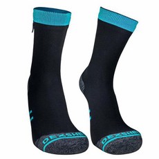 DEXSHELL RUNNING LITE SOCKS低筒輕適款防水襪 水藍色 徒步/打獵/登山 防水透氣舒適襪, 水藍色,S, 1個