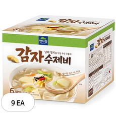 면사랑 남해멸치 감자수제비, 1.074kg, 9개
