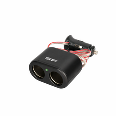뭉구카 SF 국산 차량용 검정색 시거잭 2소켓 멀티2소켓 12V 24V 겸용 자동차 전원 확장 트럭 화물차 택시 필수품, 2구, 1개