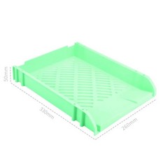 파일 랙 트레이 다층 문서 정리함 홈, 1단, 4. Single layer green