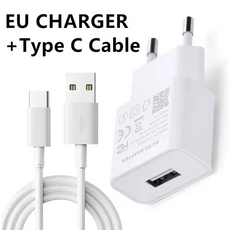 샤오미 레드미 충전기 5V 2A EU 타입-C 마이크로 USB 케이블 휴대폰 어댑터 노트 11 9 3 4 6 7 8 프로