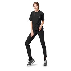 KEBILI 男女通用運動衫運動員圓形短袖長褲套裝 A13