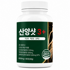 [고함량87%] 산양샷3+ 산양샷 컷 산양산삼 식약청인증100%, 1개, 60정