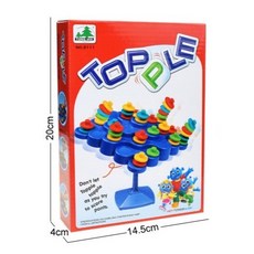 平衡轉盤疊疊樂 托普塔 層層疊 親子互動 轉盤 平衡 鍛鍊大腦 疊疊樂 玩具 平衡樹 通關, 1個, 外盒隨機（彩盒微凹、商品完整）已折扣
