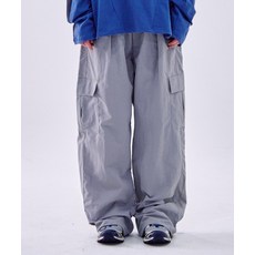 매장정품 썸플레이스 포켓 카고 나일론 투웨이 스트링 밴딩 팬츠 바지 그레이