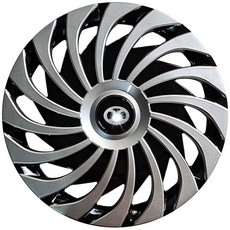 14인치 휠 RS600 루피노 포터2/봉고3 전용 알루미늄 커버 세트, 14인치사이클론실버+블랙