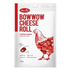 바우와우 신선한 닭고기생육 치킨롤 200g, 1개