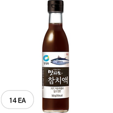 청정원 맛선생 참치액, 560g, 14개