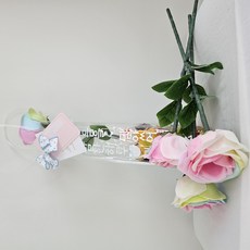 화이트데이 선물 레인보우 비누꽃 츄파춥스 페레로로쉐 한송이 꽃 칠링백(사탕 초콜렛 미포함)