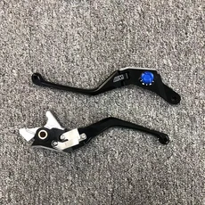 CNC 알루미늄 접이식 조정 브레이크 클러치 레버 M 로고 오토바이 S1000R 2019-2023e 용 핸드, 02 ONE SET