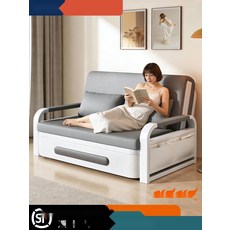 쇼파형침대 1인용 접이식 소파베드 거실 침대형 쇼파, 7. 1.08m 일반 7cm폼