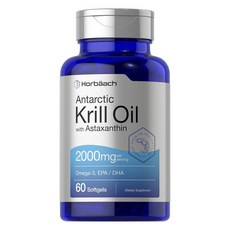 호바흐 남극 크릴 오일 2000mg 소프트젤, 5개, 60정