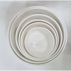 국산 국제 멜라민 한식볼 대접 우동기 업소용그릇 나래생활주방, 화이트 한식볼6볼(13.9cm*5.5cm), 1개