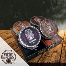 美國 Viking Revolution 維京革命鬍鬚膏, 1個, 4種香味