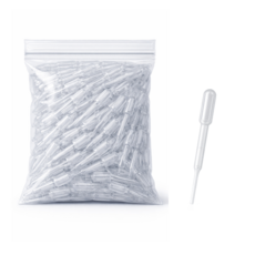 일회용 스포이드 세트 눈금 드롭퍼 소분 피펫, 100개, 0.2ml