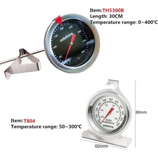 오다타임 20/30/40/50CM 주방 온도계 BBQ 식사 고기 오븐 요리 프로브 조리기구 베이킹, 08 TH5300B T804