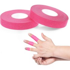 2롤 핑크 클라이밍 테이프 손가락 손 발가락용 0.6인치 x 32피트 운동 강력 접착제 록 야외 스포츠 축구용, 2롤 핑크 클라이밍 테이프 손가락 손 발가락용 0.6인