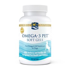 노르딕 내추럴스 펫 포 도그 반려견 오메가3 반려동물 영양제 330mg 90소프트젤, 1개