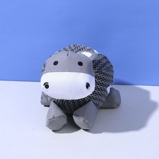 雙重發聲益智寵物漏食球解悶神器狗狗耐咬自嗨玩具, 呆河馬, 1個