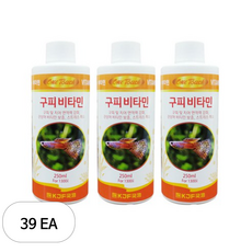 국제프리츠 원터치 구피 비타민, 250ml, 39개