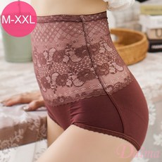 Daima黛瑪 加大尺碼塑褲 絕美蕾絲提花輕機能塑身褲 M XXL 兩色可選