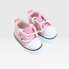 20cm 코튼 인형 17cm15cm 라부부 캔버스 심플 디자인 운동화 인형 액세서리 인형코디용 슈즈, 라부부 15cm 인형-핑크 캔버스