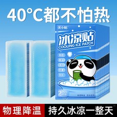 冰涼貼 降溫降熱冰貼 夏季解暑提神 學生散熱貼 成人手機退熱貼清涼貼, 1個, 降溫冰涼貼【升級清涼因子 加倍涼爽】,1片裝