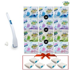 [TV상품]이지드롭 변기클리너 스틱1+리필42회분(3팩+사은품6회), 허브, 80g