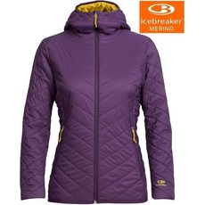 Icebreaker Hyperia ML抗風防潑水連帽外套/保暖外套 女款