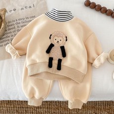 구름위에햇님 겨울 아기기모상하복세트 ST-2281401