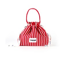 [마크니] TERRY STRING POUCH BAG RED