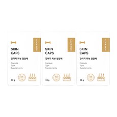 본아페티 브레스캡스 강아지 영양제, 본아페티 스킨캡스 강아지 피부 모질 아토피 영양제 60, 피부/피모+알러지, 3개