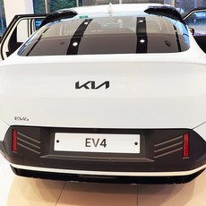 비브랜드 엠블럼 필름 프론트 리어 홀로그램 기스방지 보호 스티커 본넷 로고 레터링 카본 필름 EV4 호환용품, 헤어라인블랙