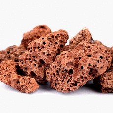 올몰 어항 미니 화산석 420g 어항여과재 화산석어항 수족관여과재, 화산석420g+망