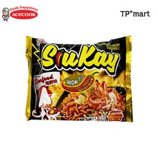 베트남 에이스쿡 수카이 매운맛 해물 인스턴트 볶음라면 127g, 1개