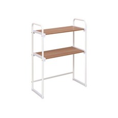 오븐렌지대 태성_ 원목무늬 선반 2단, 상세페이지 참조