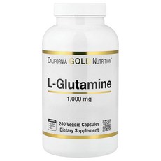 Lake Avenue Nutrition L-글루타민 1 000mg 베지캡슐 240정, 1개, 1g