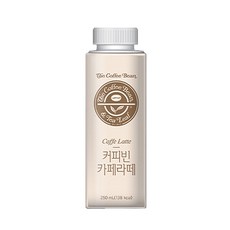 [서울에프엔비] 커피빈 카페라떼 250ml, 12개